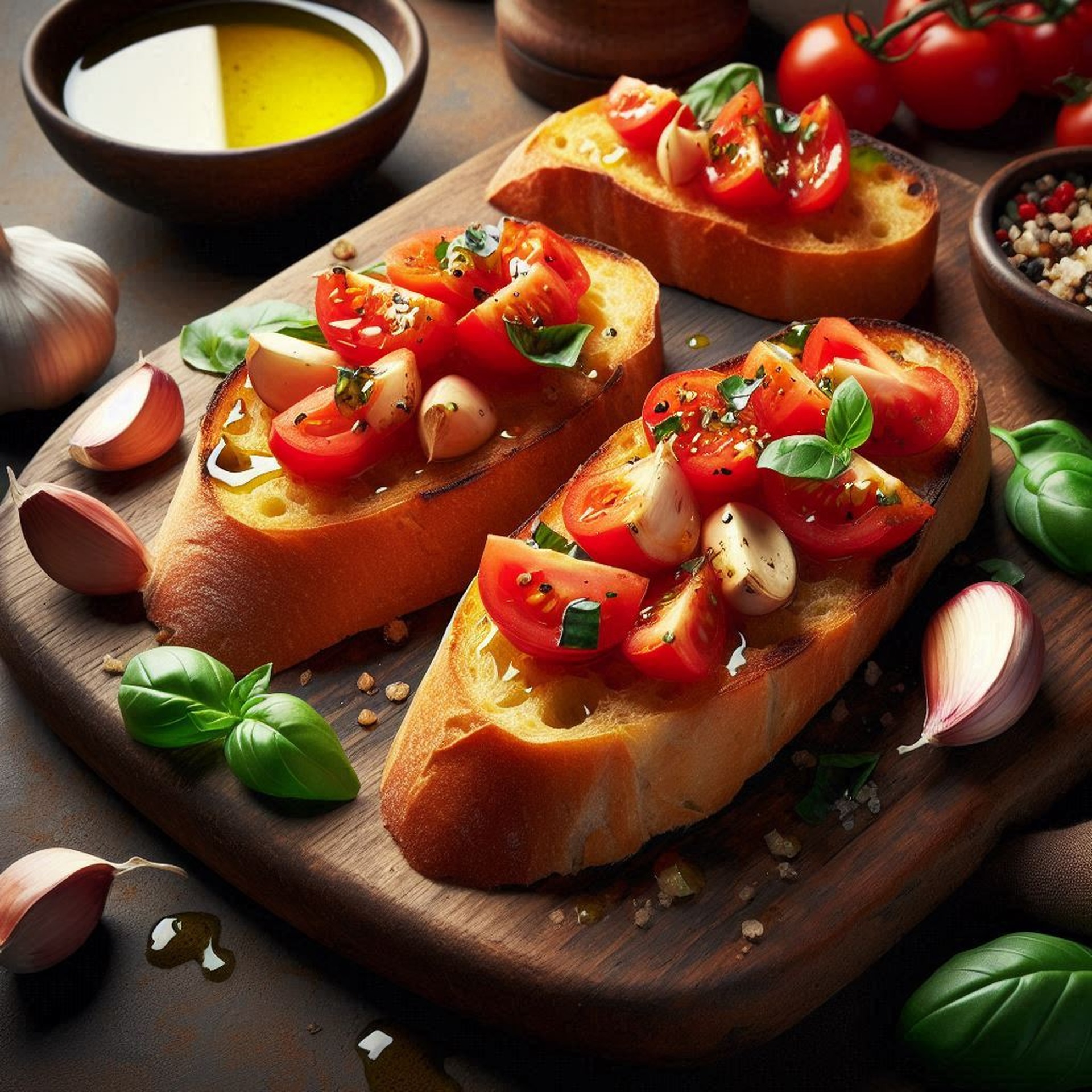 Classic Italian Bruschetta